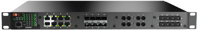 Intelligent 28 Port Configurable Gigabit Ethernet Switch IEC 61850, IEEE 1613, and EN50155 Certified